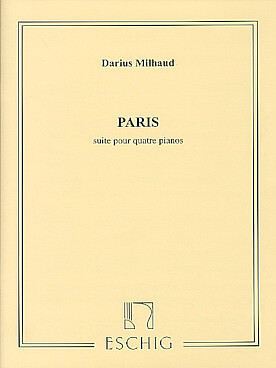 Illustration de Paris pour 4 pianos - Conducteur