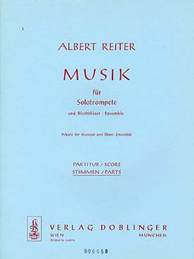 Illustration de Musik pour trompette et ensemble de cuivres - Parties séparées