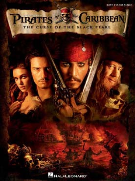 Illustration de PIRATES DES CARAÏBES Easy piano solo - 1 : La malédiction du Black Pearl