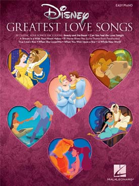 Illustration disney's greatest love songs easy piano