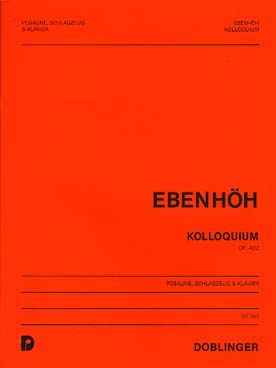 Illustration de Kolloquium op. 42/2 pour trombone, percussion et piano