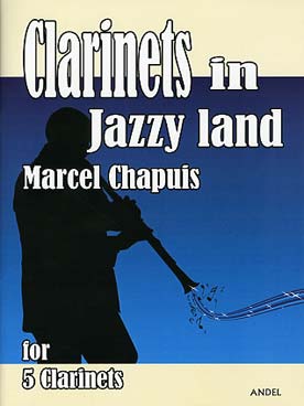 Illustration chapuis clarinets in jazzy land