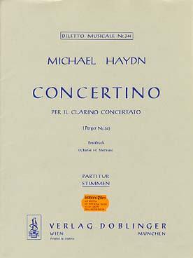 Illustration haydn concertino il clarino concertato