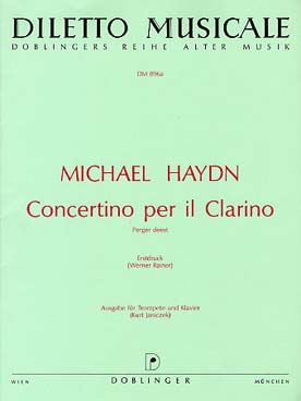 Illustration haydn (m) concertino per il clarino