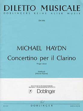 Illustration haydn (m) concertino per il clarino part