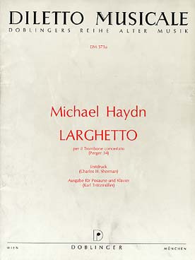 Illustration de Larghetto per il trombone concertato    