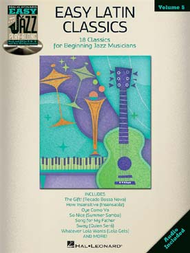 Illustration de EASY JAZZ PLAY-ALONG - Vol.  5 : Easy latin classics