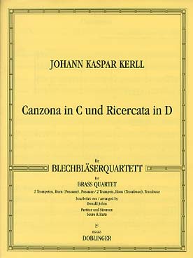 Illustration de Canzona en do M et Ricercata en ré M