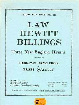 Illustration de 3 New England hymns