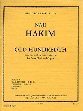 Illustration de Old Hundredth pour ensemble de cuivres et orgue