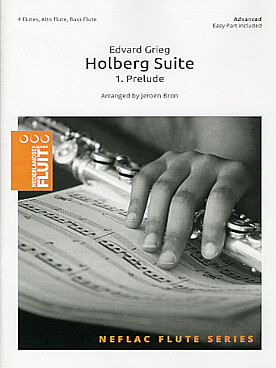 Illustration grieg holberg suite prelude