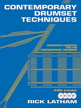 Illustration de Contemporary drum's set - Livre +  4 CD