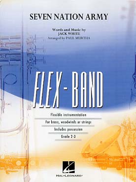 Illustration de Seven Nation Army (5 part flexible band and opt. strings)