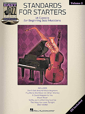 Illustration de STANDARDS FOR STARTERS - Easy Jazz Play-Along Volume 2