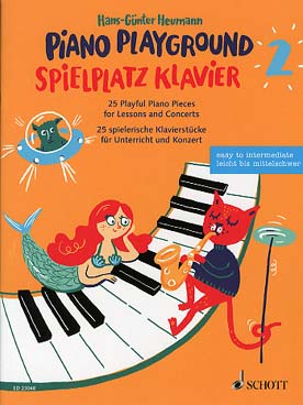 Illustration de Piano playground : pièces ludiques à jouer en cours ou en concert - Vol. 2 : 25 pièces