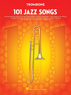 Illustration de 101 JAZZ SONGS for trombone