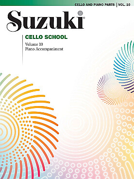 Illustration suzuki cello school vol. 10 + piano