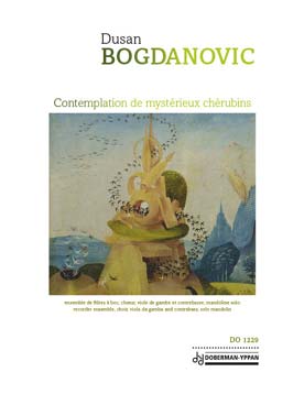 Illustration de Contemplation de mystérieux chérubins pour ensemble de flûtes à bec, chœur, viole de gambe, contrebasse et mandoline basse