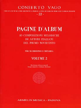 Illustration de PAGINE D'ALBUM - Vol. 2 : 10 compositions mélodiques d'auteurs italiens