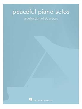 Illustration de PEACEFUL PIANO SOLOS : a collection of 20 pieces