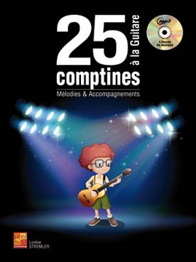 Illustration de 25 Comptines à la guitare : mélodies & accompagnements