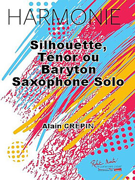 Illustration de Silhouette pour saxophone ténor ou baryton solo et harmonie