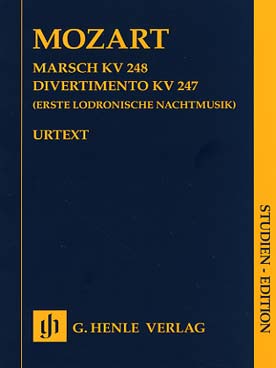 Illustration de Marsch KV 248 - Divertimento KV 247