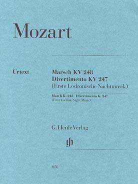 Illustration de Marsch KV 248 - Divertimento KV 247