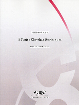 Illustration de 3 Petits sketches pour clarinette basse
