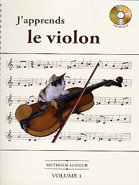 Illustration lesseur j'apprends le violon vol. 1