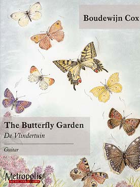 Illustration cox the butterfly garden