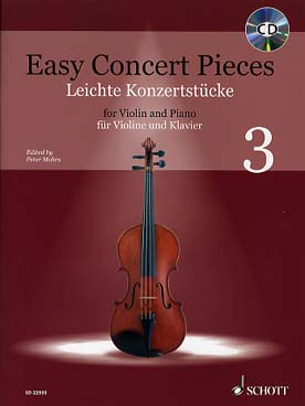 Illustration de EASY CONCERT PIECES avec CD écoute et play-along - Vol. 3 : 16 pièces de 4 siècles