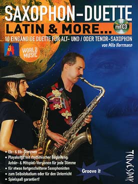 Illustration herrmann saxophon-duette latin & more