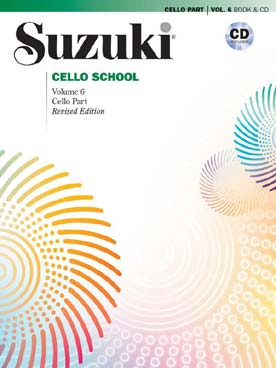 Illustration de SUZUKI Cello School (édition révisée) - Vol. 6 + CD