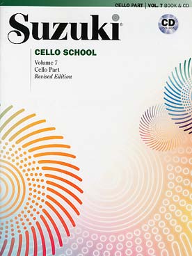 Illustration de SUZUKI Cello School (édition révisée) - Vol. 7 + CD