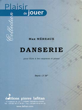 Illustration de Danserie pour flûte à bec soprano et piano