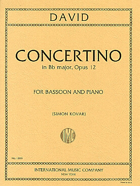 Illustration de Concertino op. 12 en si b M