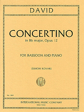 Illustration de Concertino op. 12 en si b M