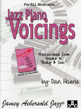 Illustration de JAZZ PIANO VOICINGS - transcriptions du vol. 41