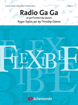 Illustration de Radio Ga Ga (4-Part flexible band and opt. piano)