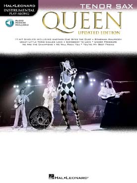 Illustration de Instrumental play-along saxo ténor - Queen (updated edition 2018)