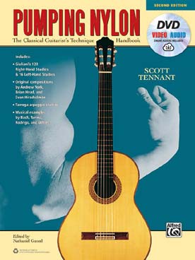 Illustration de Pumping nylon : the classical guitarist technique handbook + DVD (2nd edition)