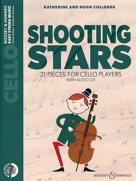 Illustration de Shooting stars (4e livre) : 21 pièces pour violoncelle seul (édition 2019)