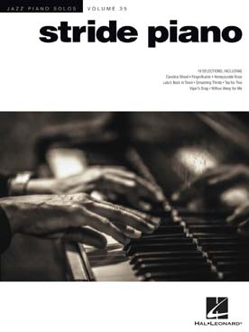 Illustration de JAZZ PIANO SOLOS - Vol. 35 : Stride piano