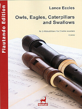 Illustration de Owls, eagles, caterpillars and swallows