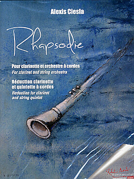 Illustration de Rhapsodie pour clarinette et orchestre à cordes, réd. clarinette et quintette à cordes