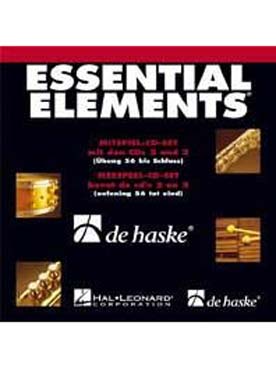 Illustration de ESSENTIAL ELEMENTS : méthode complète pour l'orchestre à l'école et l'orchestre d'harmonie - Pack 2 CD d'accompagnement des exercices