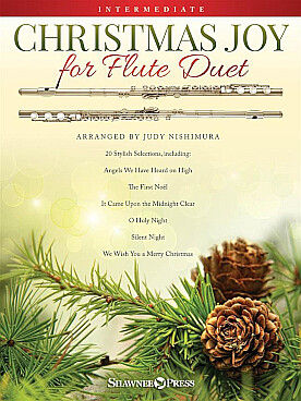 Illustration christmas joy for flute duet