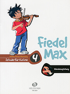 Illustration de Fiedel Max, Schule für Violine - Accompagnement piano Band 4