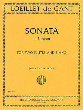 Illustration de Sonate en mi m